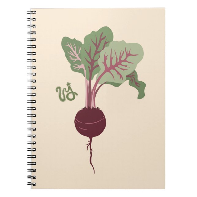 Cuaderno Bloc de notas Beet Lover (Frente)