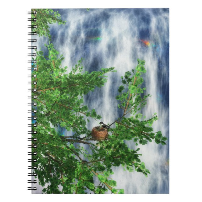 Cuaderno Bloc de notas Birdsnest Falls (Frente)