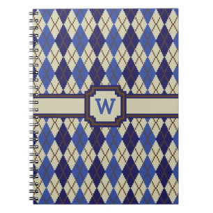 Cuaderno Bloc de notas Blueberry Scone Argyle