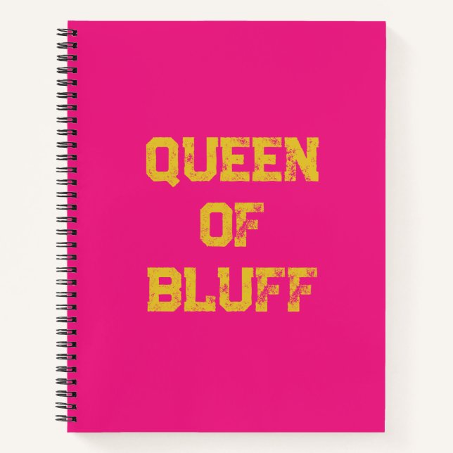 Cuaderno Bloc de notas Bluff Queen Spiral (Anverso)