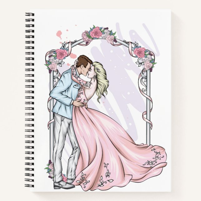 Cuaderno bloc de notas boda (Anverso)