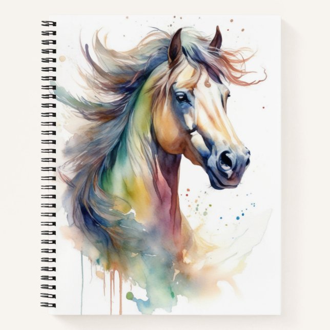 Cuaderno Bloc de notas Boho Horse (Anverso)