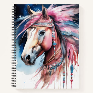 Cuaderno Bloc de notas Boho Horse