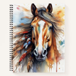 Cuaderno Bloc de notas Boho Horse