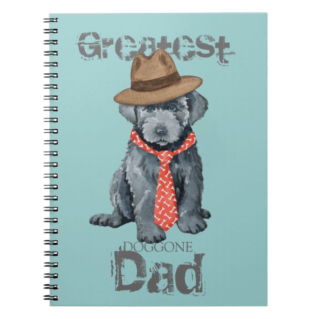 Cuaderno Bloc de notas Bouvier des Flandres Dad (Frente)