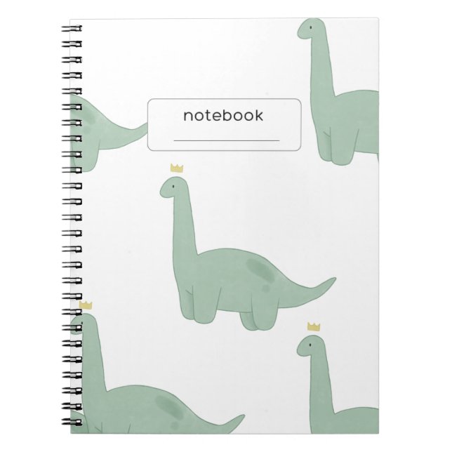 Cuaderno Bloc de notas Brachiosaurus (Frente)