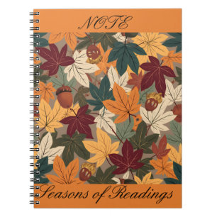 Cuaderno Bloc de notas "Caída de hojas"