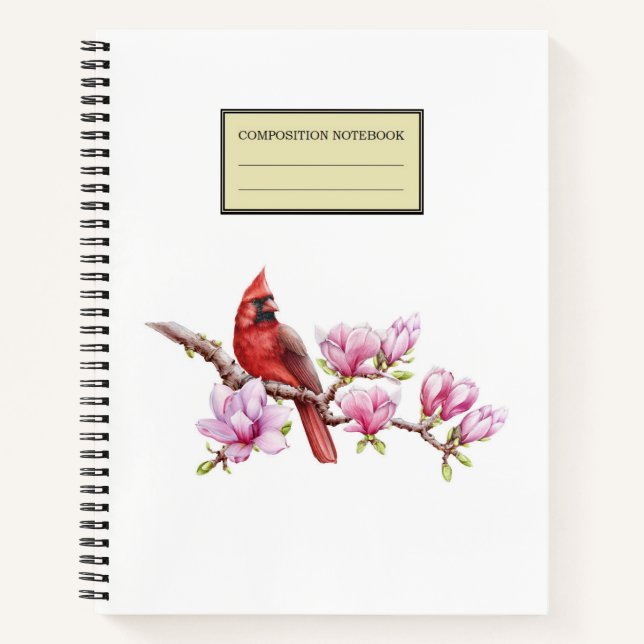 Cuaderno Bloc de notas cardinal espiral (Anverso)