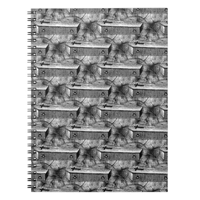 Cuaderno Bloc de notas Coffin (Frente)