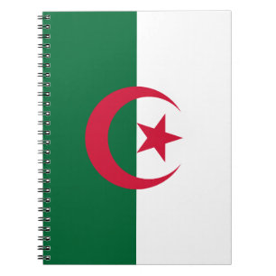 Cuaderno Bloc de notas con bandera de Argelia