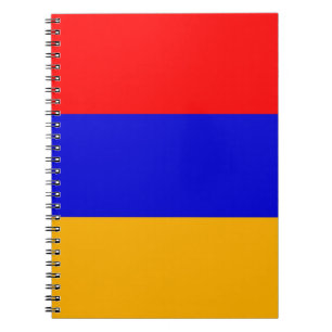 Cuaderno Bloc de notas con bandera de Armenia