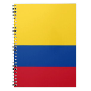 Cuaderno Bloc de notas con bandera de Colombia