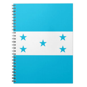 Cuaderno Bloc de notas con bandera de Honduras