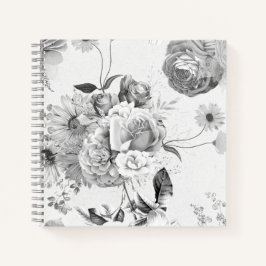 Cuaderno Bloc de notas con color negro vintage personalizad