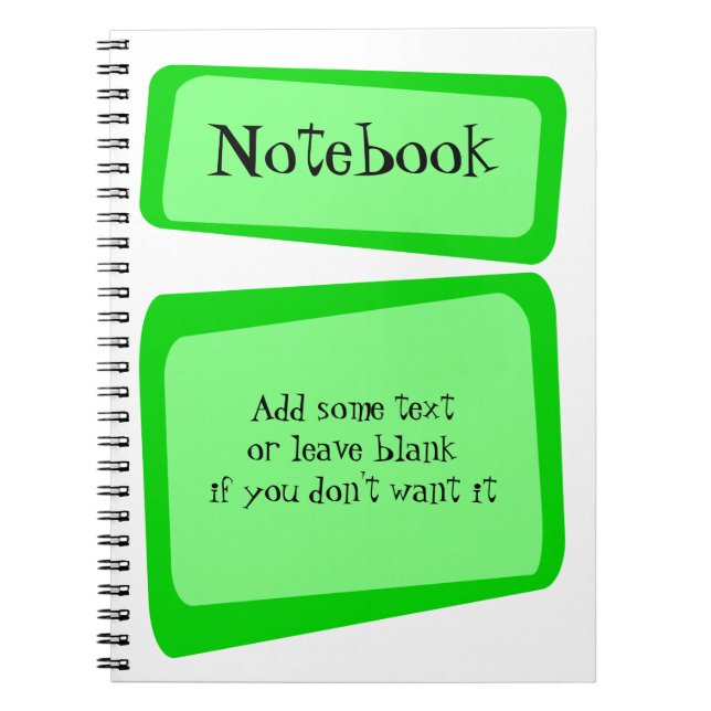 Cuaderno Bloc de notas con cuadrados cruzados (Frente)