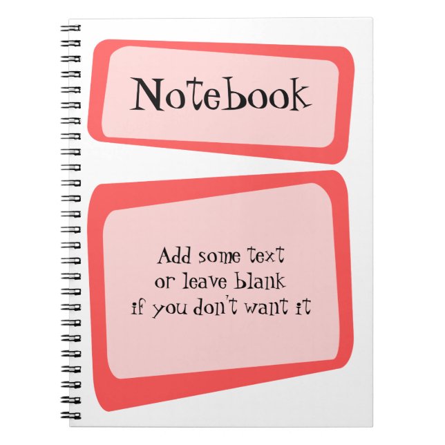 Cuaderno Bloc de notas con cuadrados cruzados (Frente)