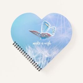 Cuaderno Bloc de notas con diseño de mariposa y Dandelion W