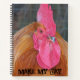 Cuaderno Bloc de notas con el Rooster Rojo de Make My Day A (Anverso)