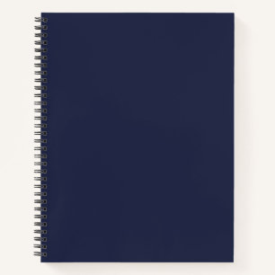 Cuaderno Bloc de notas con enlace en espiral azul de la mar