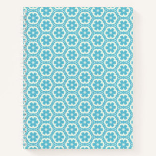Cuaderno Bloc de notas con espiral azul cielo