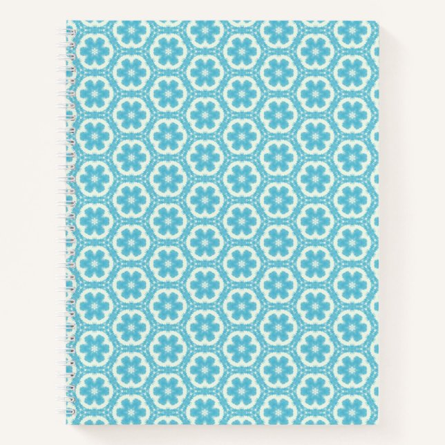 Cuaderno Bloc de notas con espiral azul cielo (Anverso)