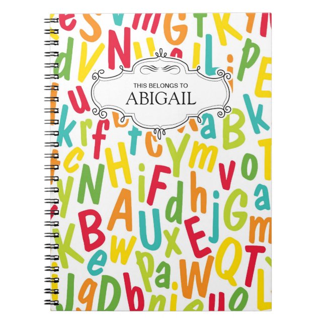 Cuaderno Bloc de notas con espiral personalizado (Frente)
