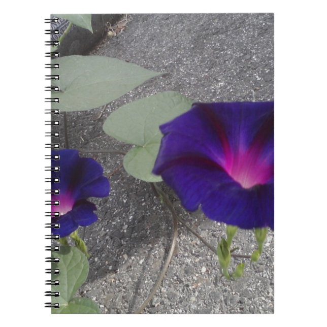 Cuaderno Bloc de notas con flores (Frente)