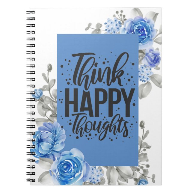 Cuaderno Bloc de notas con flores (Frente)