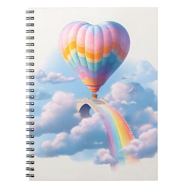 Cuaderno Bloc de notas con globo aerodinámico (Frente)