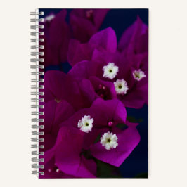 Cuaderno Bloc de notas con imágenes de flor magenta
