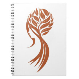 Cuaderno Bloc de notas con imágenes en espiral elegante