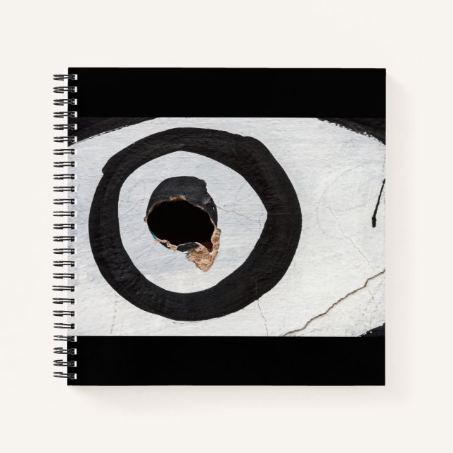 Cuaderno bloc de notas con lágrimas en blanco (Anverso)