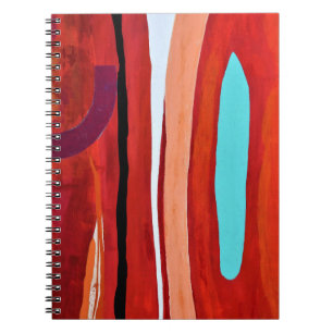 Cuaderno Bloc de notas con llama azul