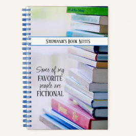 Cuaderno Bloc de notas con nombre bibliofilia para lector d