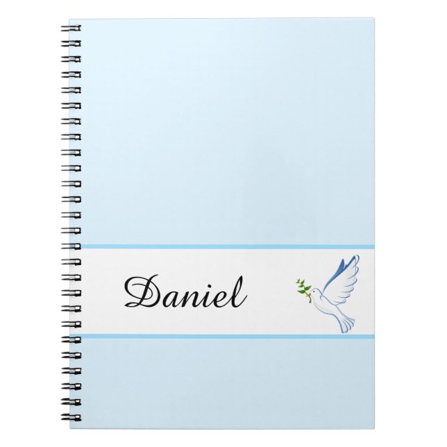 Cuaderno Bloc de notas con nombre personalizado de bloc de  (Frente)