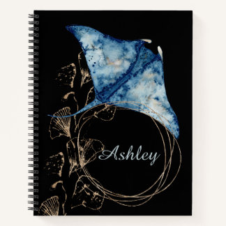Cuaderno Bloc de notas con nombre personalizado Stingray