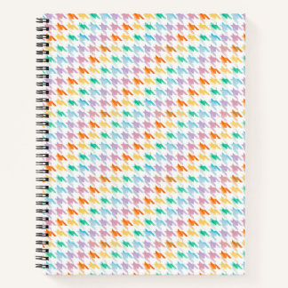 Cuaderno Bloc de notas con patas de aguijón arco iris