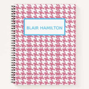 Cuaderno Bloc de notas con patas rosadas