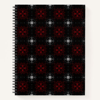 Cuaderno Bloc de notas con patrones góticos