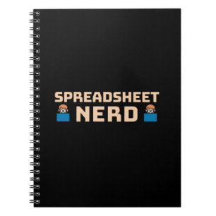 Cuaderno Bloc de notas con Spreadsheet Nerd