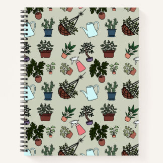 Cuaderno Bloc de notas con temas de planta
