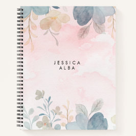 Cuaderno Bloc de notas con temas florales personalizados