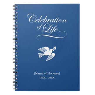 Cuaderno Bloc de notas conmemorativo de Peace Dove