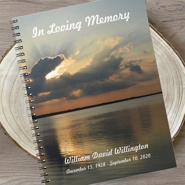 Cuaderno Bloc de notas conmemorativo o funeral para invitad (Subido por el creador)