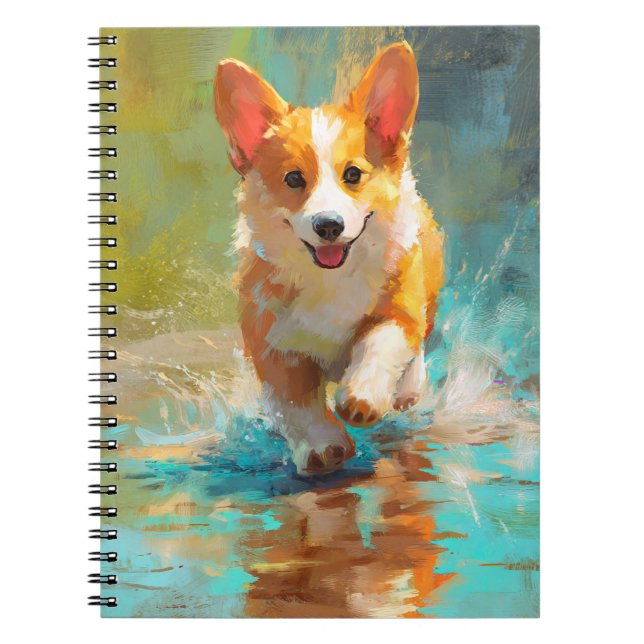 Cuaderno Bloc de notas Corgi (Frente)