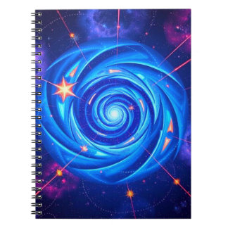 Cuaderno Bloc de notas cósmico | Escribir entre las estrell