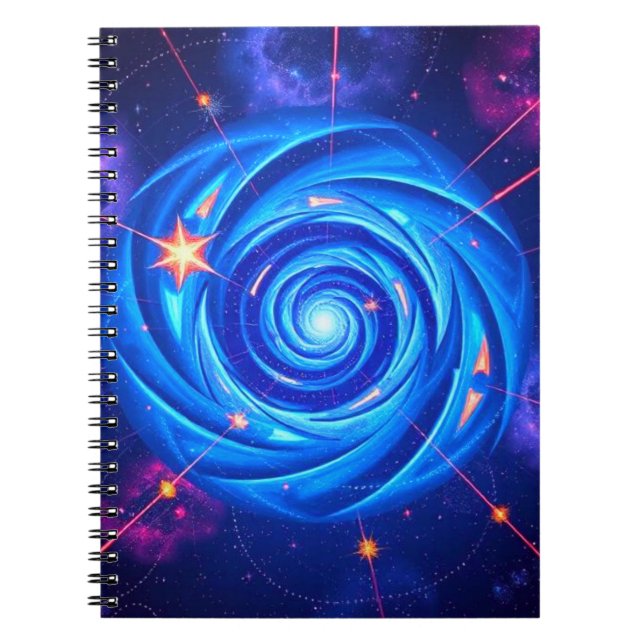 Cuaderno Bloc de notas cósmico | Escribir entre las estrell (Frente)