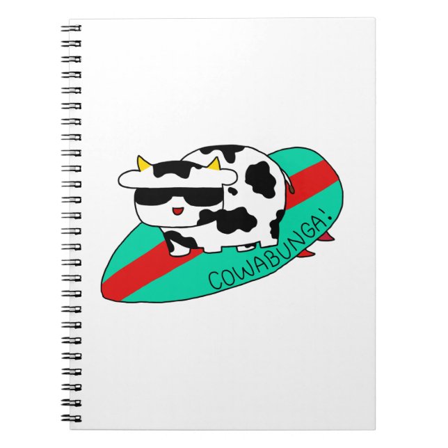 Cuaderno Bloc de notas Cowabunga (Frente)