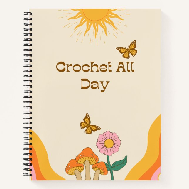 Cuaderno Bloc de notas Crochet All Day (Anverso)