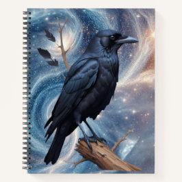 Cuaderno Bloc de notas Crow-Raven de naturaleza silvestre